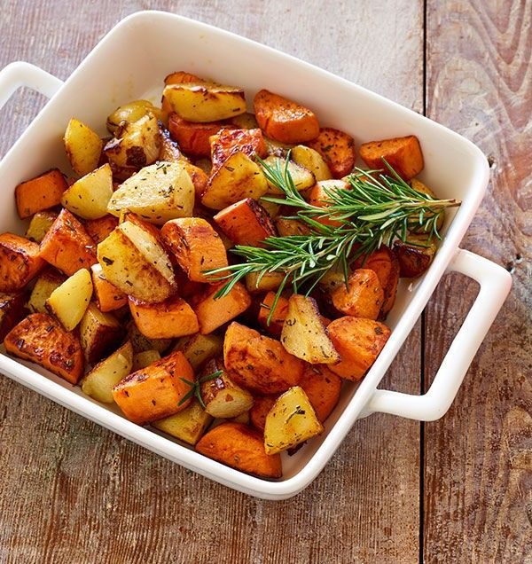 Batatas ao forno com alecrim